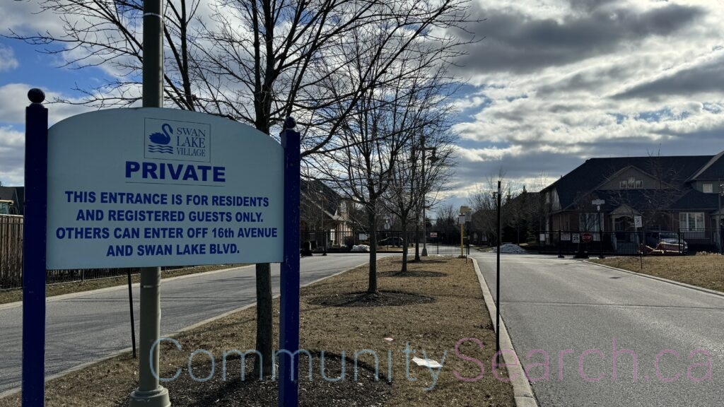 Swan Lake Village located in Greensborough Markham